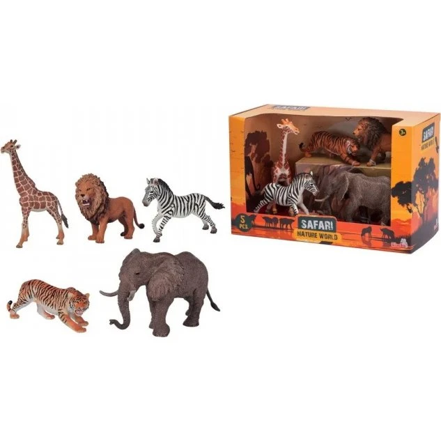 Simba Toys Vilde Dyr Figurer – Sæt med 4 Dyrefigurer (3+)