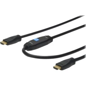 Assmann HDMI High Speed med Ethernet 10 m Sort