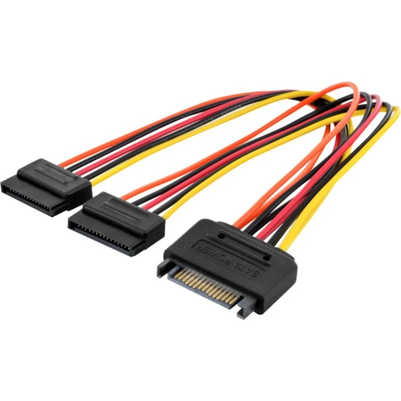 ASSMANN SATA Strøm-Splitter 30 cm Sort/Orange/Rød Gul