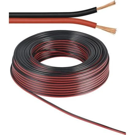 Goobay Højttalerkabel 2x1,5 mm² CCA rød/sort 10 m