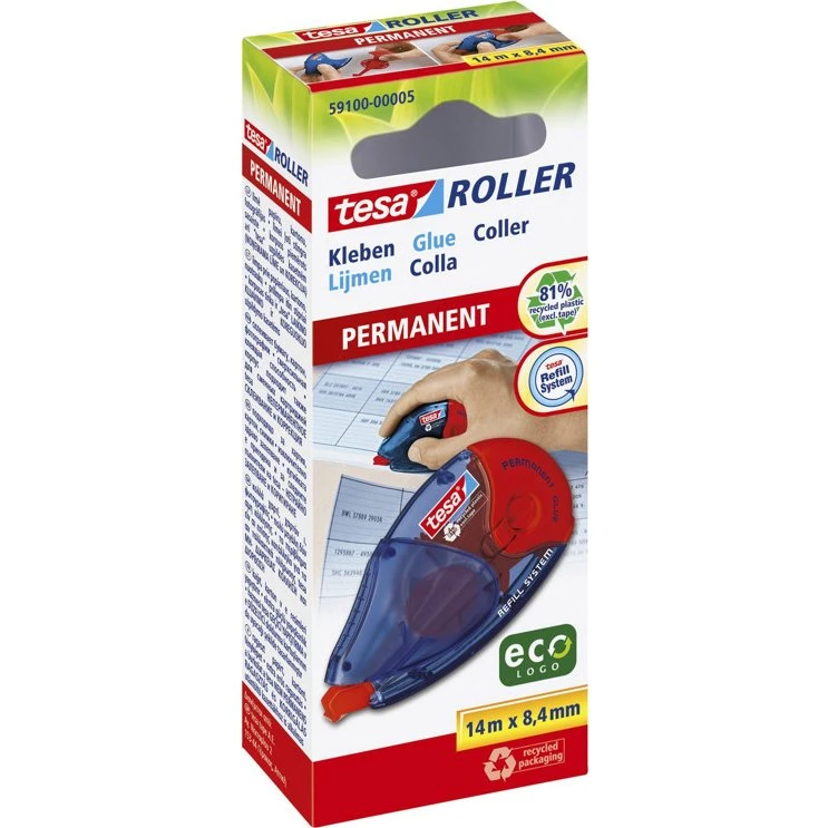 Tesa Limroller Permanent 8,4mm x 14m