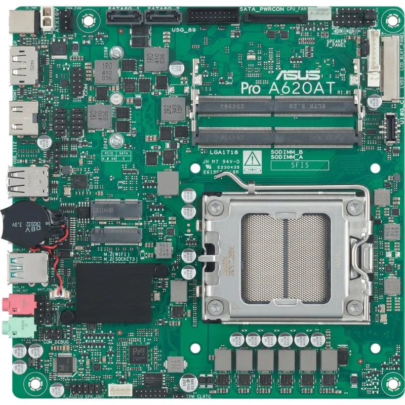 ASUS PRO A620AT-CSM Mini ITX AM5 - AMD A620A Chipset
