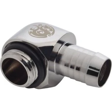 Bitspower Kølevæske tilpasning 90° G1/4 Zoll til 10mm, sort