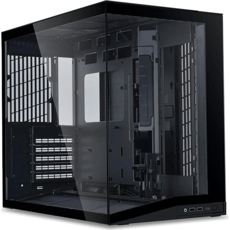 Lian Li O11D Mini V2 Black - PC-kabinet, miditower, sort