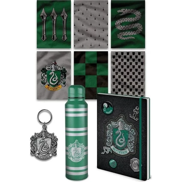 Pyramid Harry Potter Colourful Crest Slytherin Premium Gavesæt
