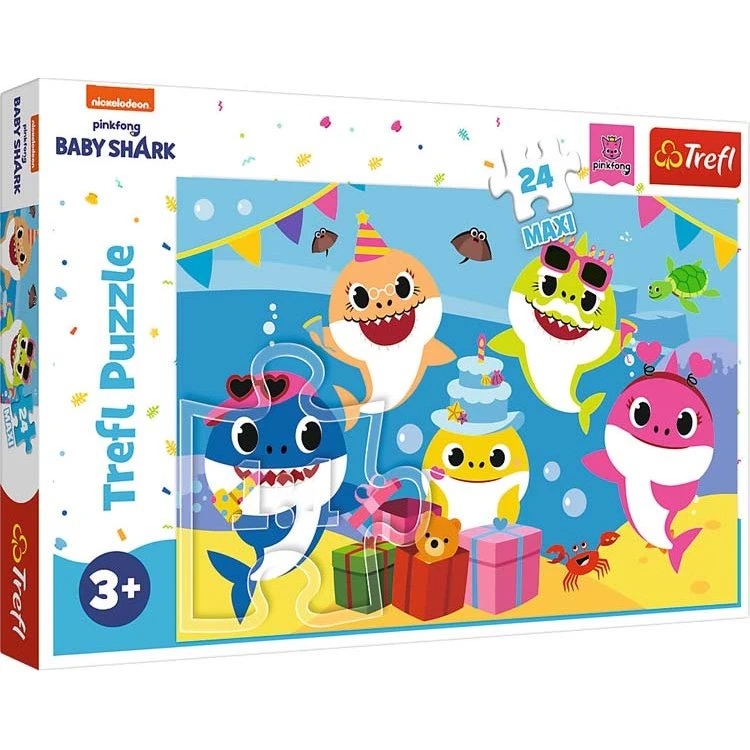 Trefl Baby Shark - 24 Maxi Brikker Floor