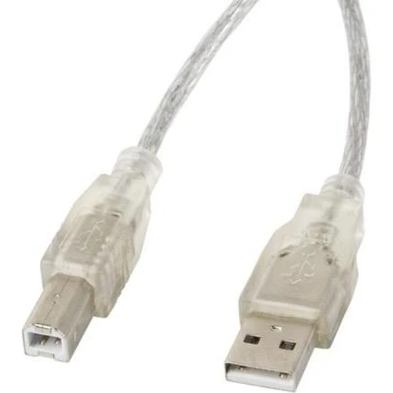Lanberg USB 2.0 A til B 3 m transparent