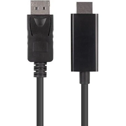 Lanberg DisplayPort til HDMI kabel 3 m, sort