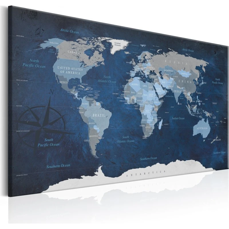 ARTGEIST Dark Blue World - 120 x 80 cm
