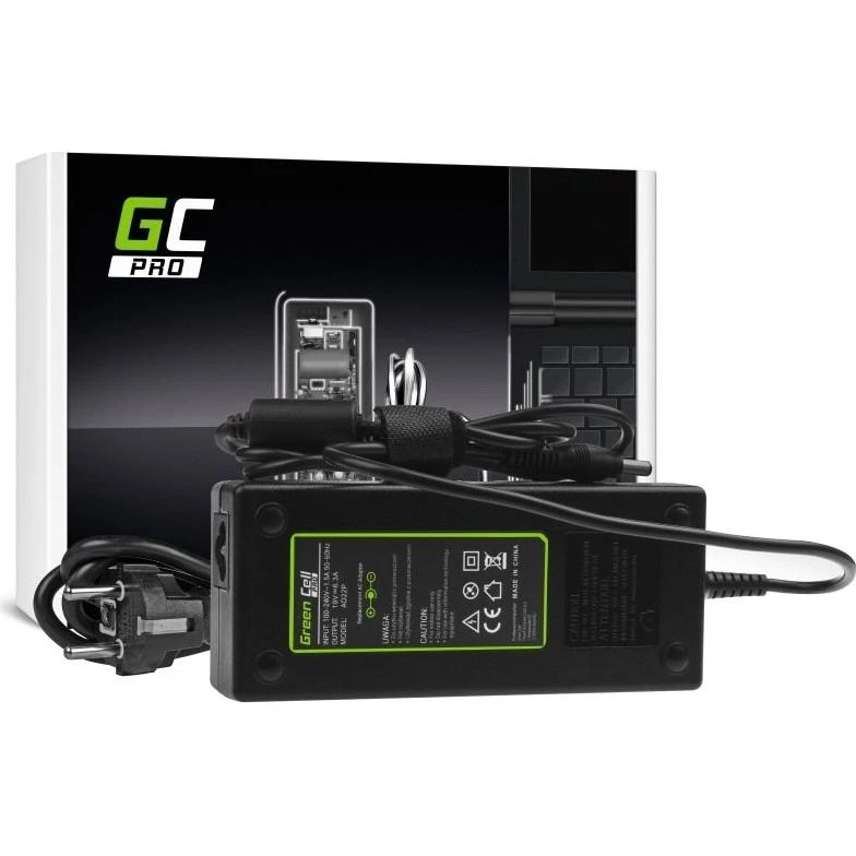 Green Cell AD22P 120 W strømforsyning til laptop, sort