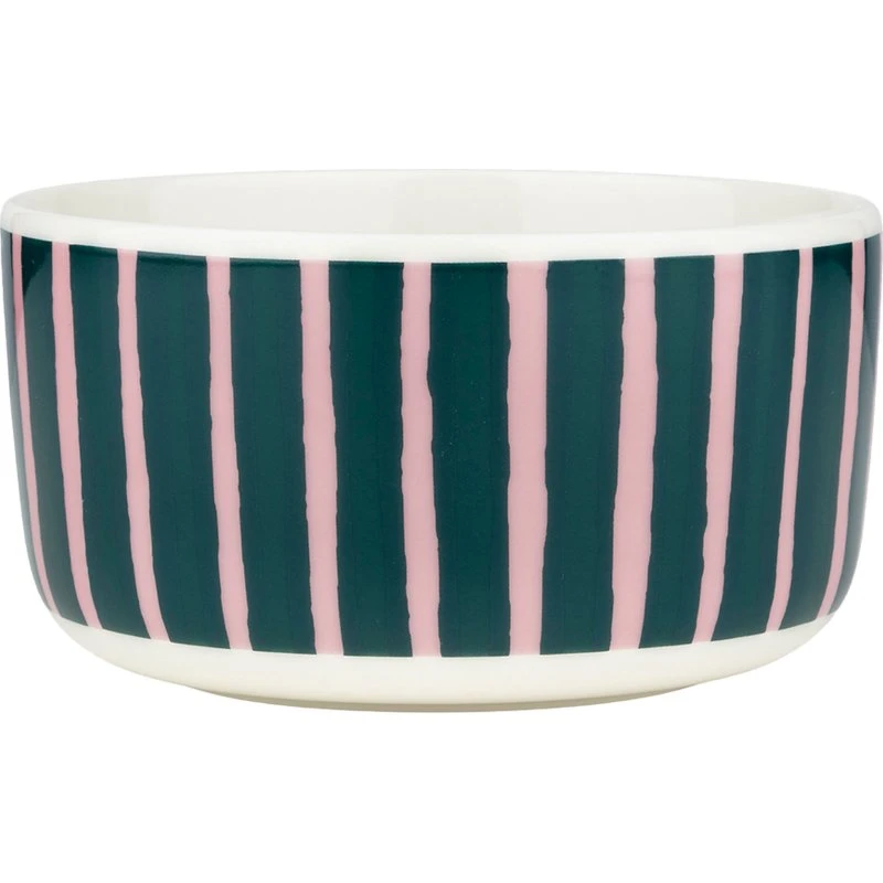Marimekko Oiva Piccolo Skål 5 dl Hvid/Rosa/Grøn