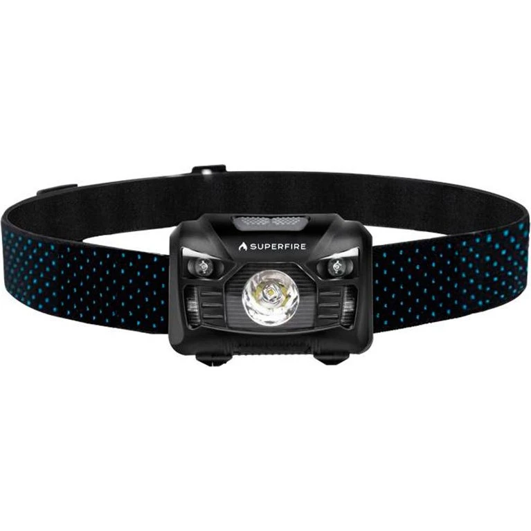 Superfire HL06 500lm USB-hovedlampe, 5-modus