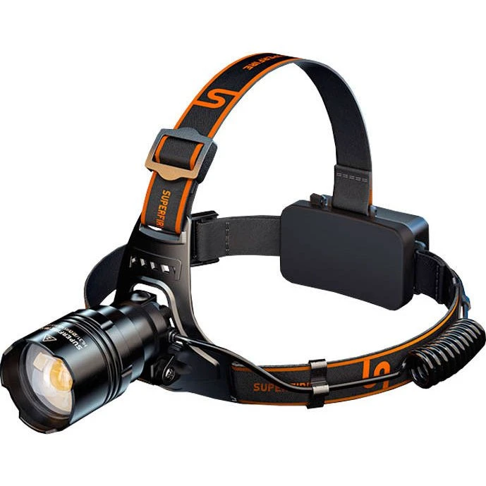 Superfire HL31 Type-C Lommelygte, 36 W, 4-modus, hvid