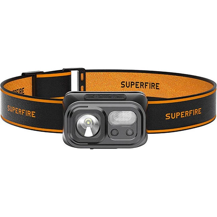 Superfire HL23-S Pandelampe 350lm USB-C