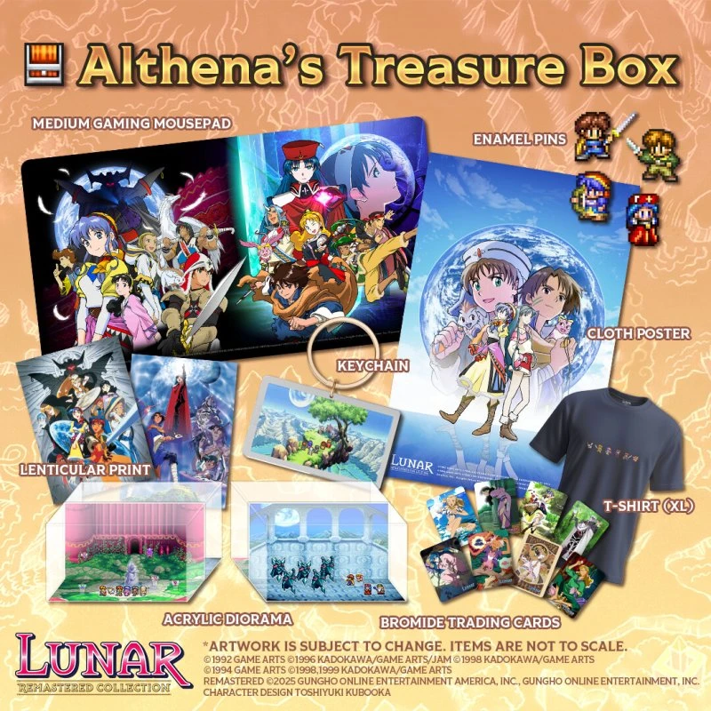 Clear River Games - LUNAR Remastered Collection Althena's Treasure Box