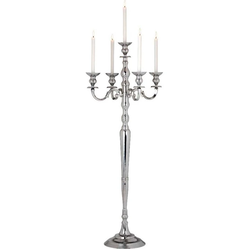 Dorre Alster 5-armet Lysestage 150 cm Aluminium