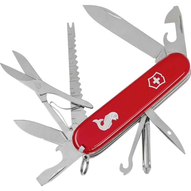 Victorinox Fisherman Rød Lommekniv (18 funktioner)