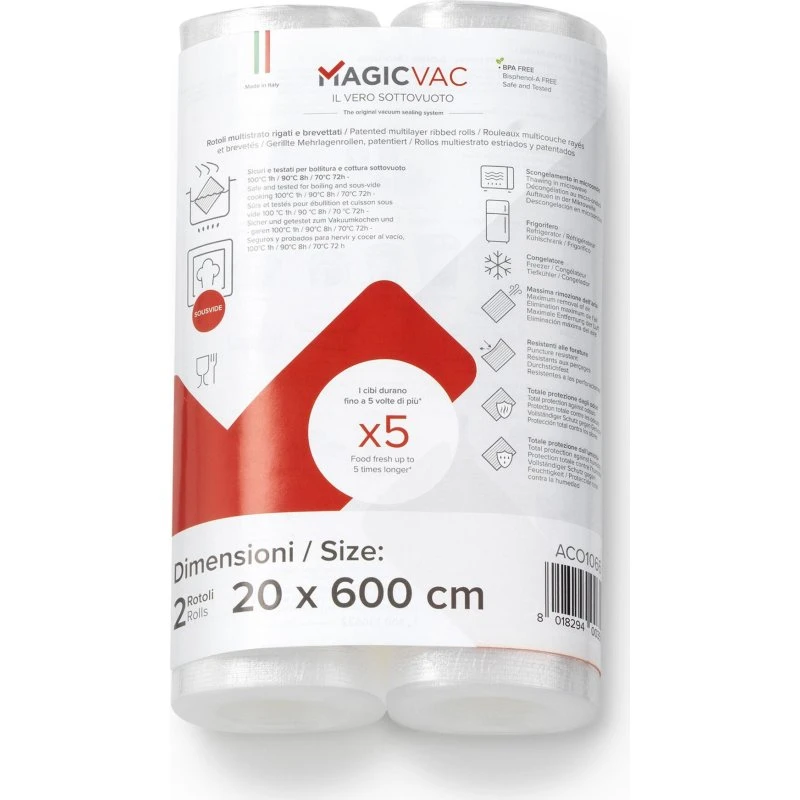 Magic Vac ACO1066 Vakuumforseglingsrulle 20x6m