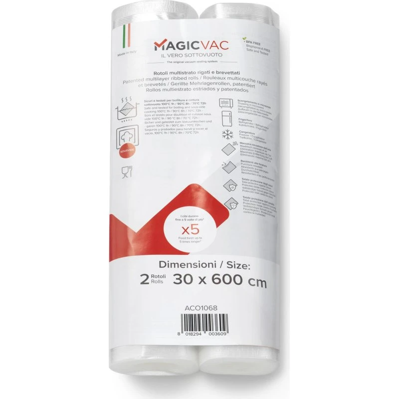 Magic Vac ACO1068 Vakuumforseglingsrulle 30x6 m