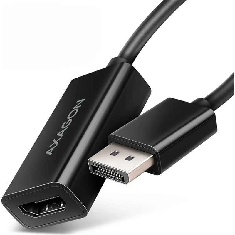 Axagon RVD-HI20N DisplayPort til HDMI 15 cm, 4K60 Hz