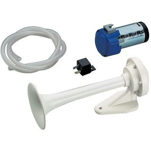 Marco TC1/P Mini Kompressorhorn 12 V - Hvid 25 cm