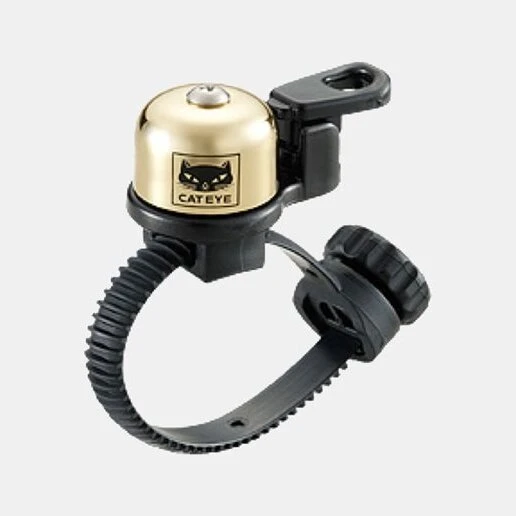 CatEye OH-2400 ringeklokke i messing (guld)