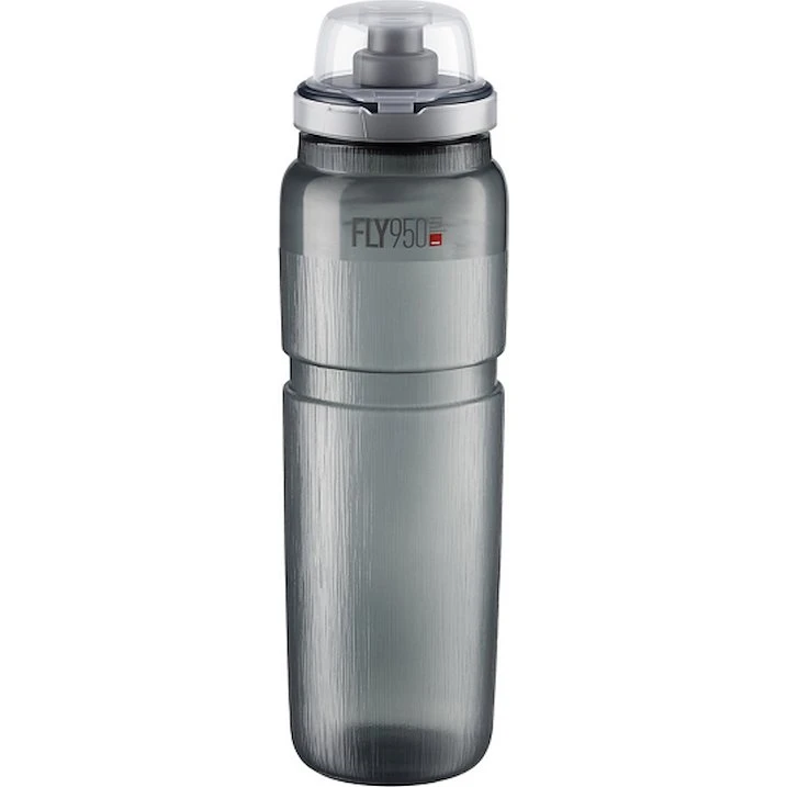Elite Fly Tex MTB Drikkedunk 950ml Smoke med grå logo
