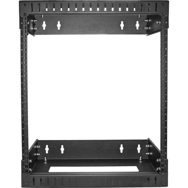 StarTech.com 12U Vægmonteret Server Rack, Sort, 12-20" Justerbar Dybde