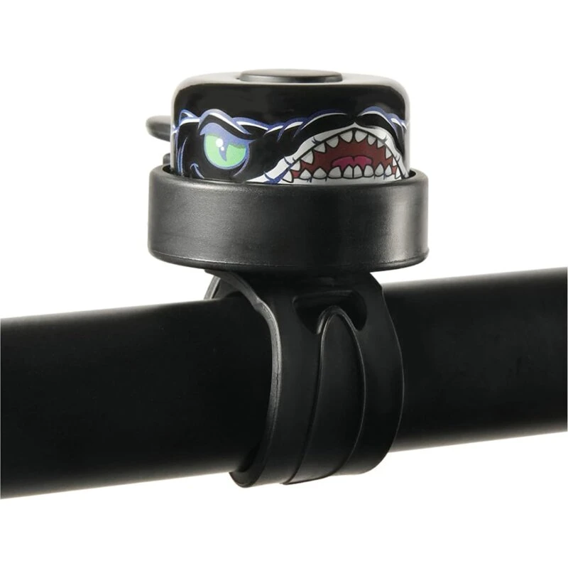 Crazy Safety Dragecykelklokke, sort/pink