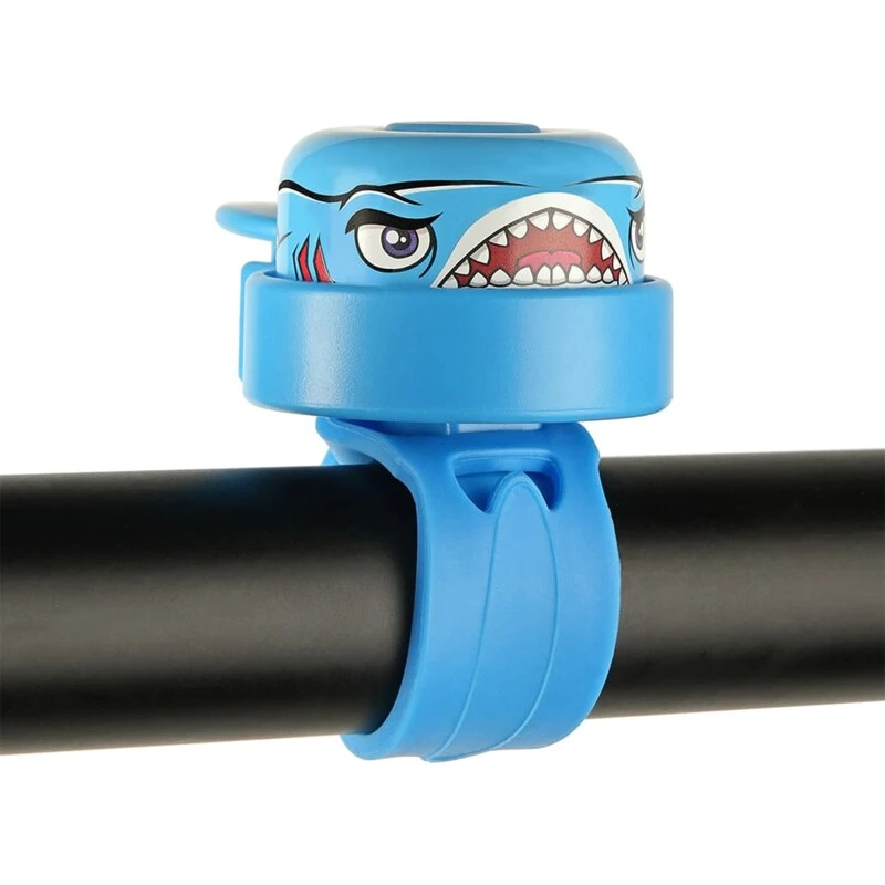 Crazy Safety Pink haj cykelklokke til børn