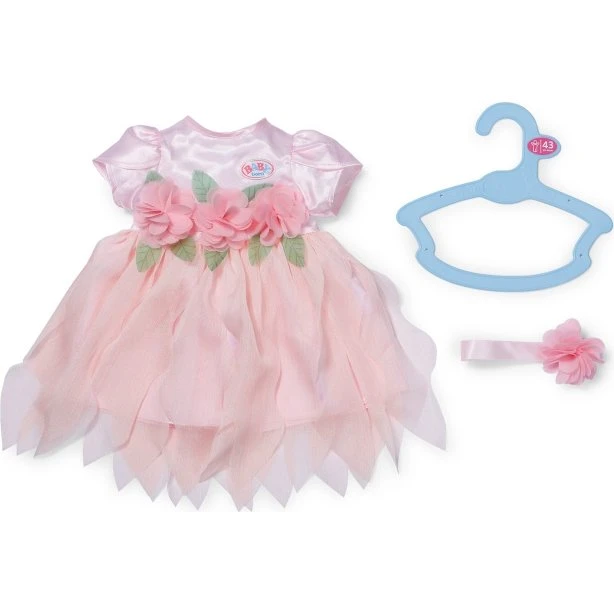 BABY Born Flower Fairy - Fe-Kjole & Hårbånd til 43 cm Dukke