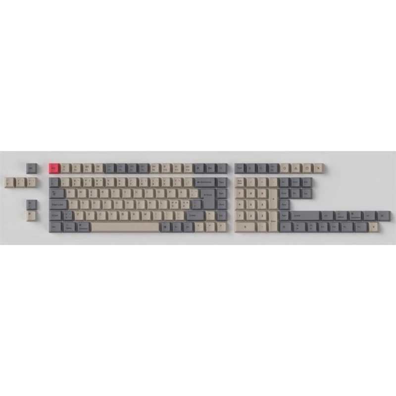 Keychron PBT Keycap Set Carbon Vibe - Nordisk ISO, Beige