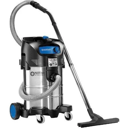 Nilfisk ATTIX 40-01 PC Inox 37 L, 1500 W, rustfrit stål