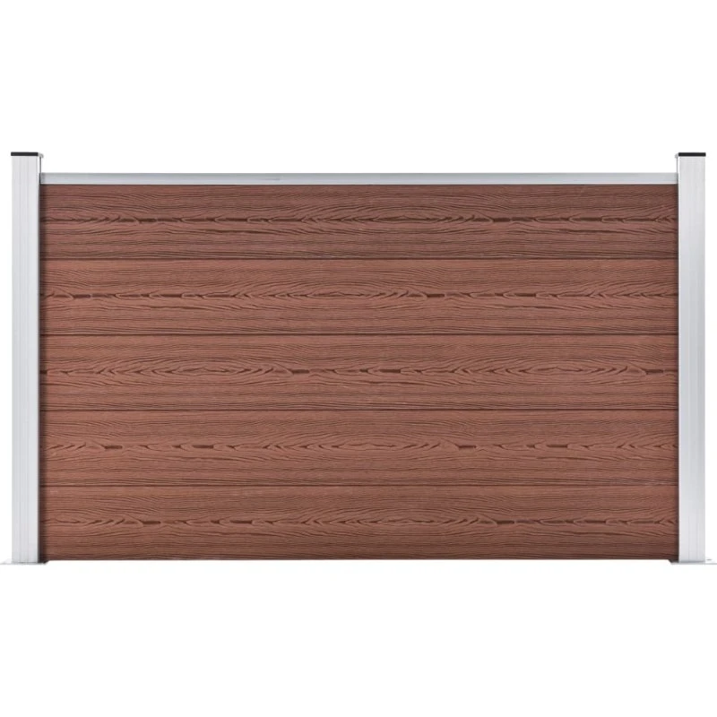 vidaXL WPC Havehegn 180 x 105 cm Brun