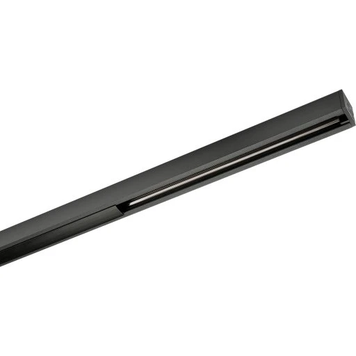 SG Zip 1F strømskinne, sort, 1,15 m