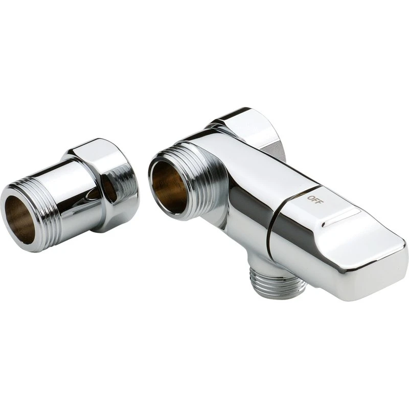 Krom Afspærringsventil G3/4" for Vaskemaskine