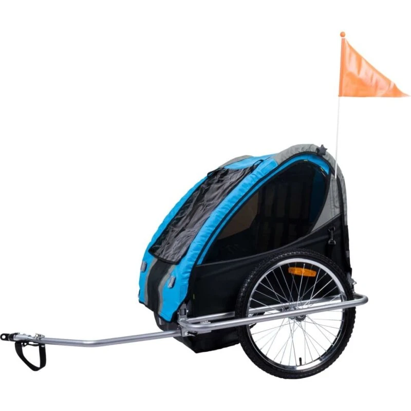 Trekker Cykelanhænger til 1-2 børn, stålramme 20" hjul