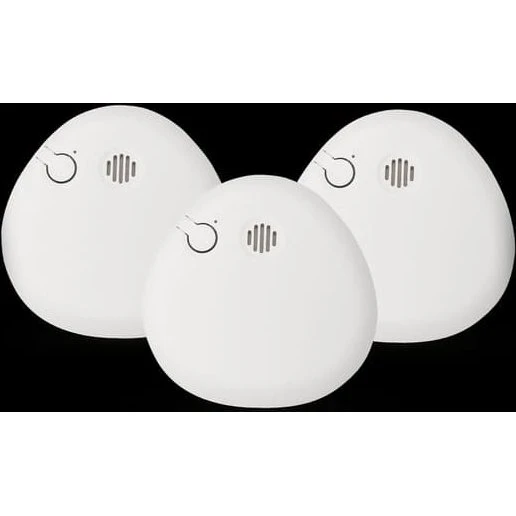 Housegard Pebble SA700 Optisk Røgalarm 3-pak, Hvid