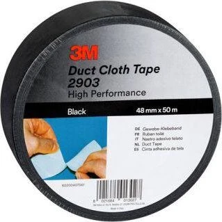 Scotch Lærredstape Sort 48mm x 50m