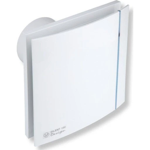 Thermex Silent 100 CHRZ Design badventilator, Ø100 mm, hvid