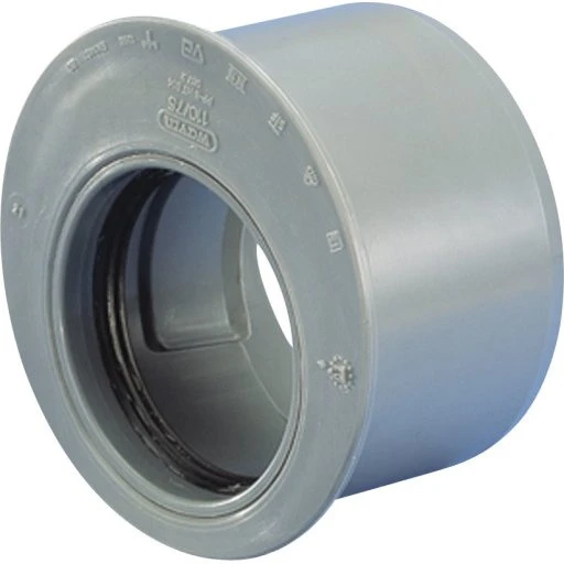 Wavin Wafix reduktion Ø110x75 mm, grå PP