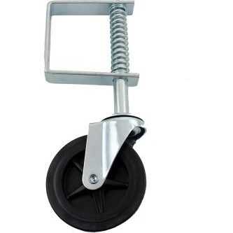 Svalk støttehjul fjederbelastet Ø100 6540