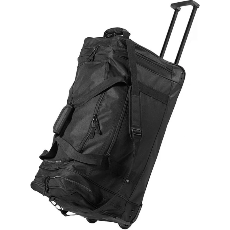 ID Stor Sportstaske Trolley Sort 70L