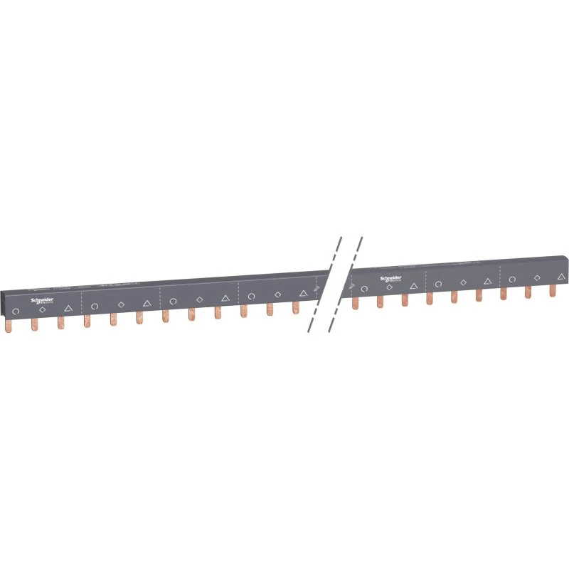Schneider Electric Sløjfeskinne 3P 100A 57M, Husk A9XPE310