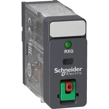 Harmony RXG 1C/O 10A Relæ Testknap+LED 230VAC