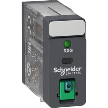 Harmony RXG 2C/O 5A Relæ Testknap+LED 24VDC