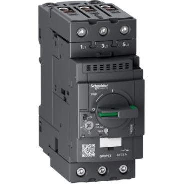 Schneider Electric TeSys GV3P73 3P 62-73A termo/magnetisk motorværn, everlink