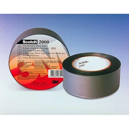 3M Scotch 2000 Vinyl Tape 50 mm x 46 m lysegrå