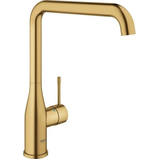 Grohe Essence køkkenarmatur, børstet messing, L-tud