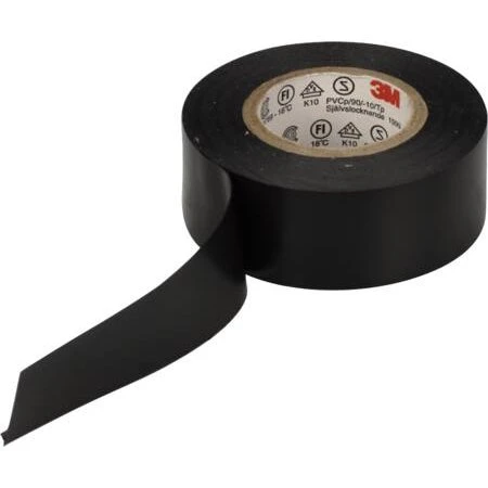 3M Scotch Super 88 PVC-el-tape 19mm x 6m sort